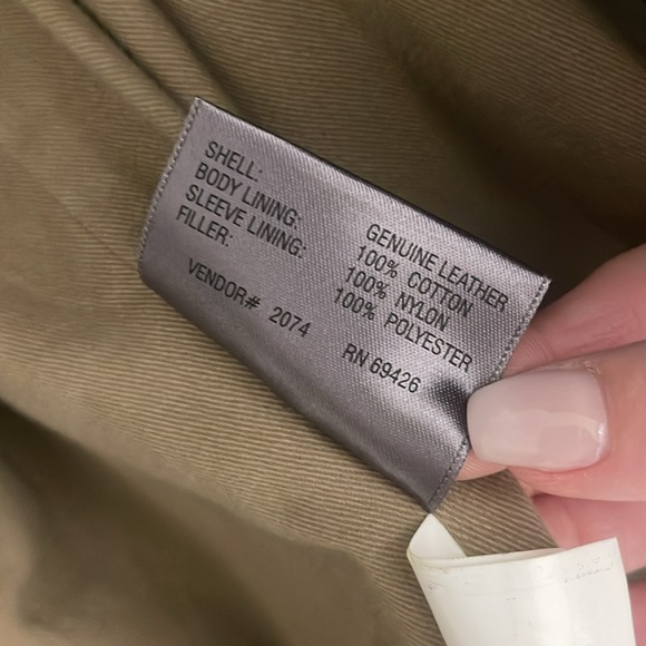 Brown Wilsons Genuine Leather Jacket M - Picture 4 of 6